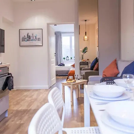 Apartmán Family Luxury Comfort Old Town Apartament, 1-8, 2 Sypialnie I Salon, Parking W Cenie, Summerwinter Brand Gdaňsk