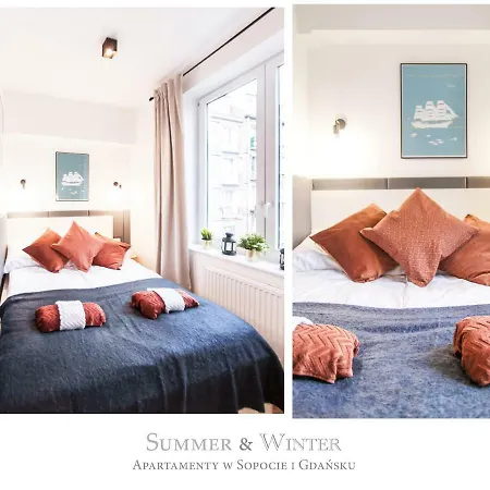 公寓 Family Luxury Comfort Old Town Apartament, 1-8, 2 Sypialnie I Salon, Parking W Cenie, Summerwinter Brand 格但斯克